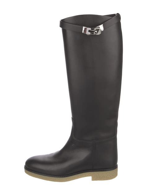 hermes faustine boot|HERMES Calfskin Faustine Boots 37 Black .